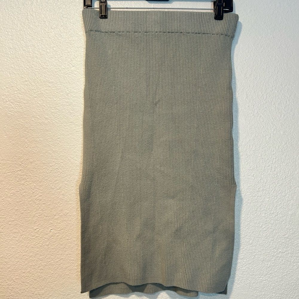 Abercrombie & Fitch Double Slit Knit Skirt
